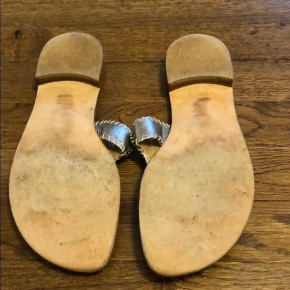 Stuart Weitzman silver sandal - Picture 2 of 2